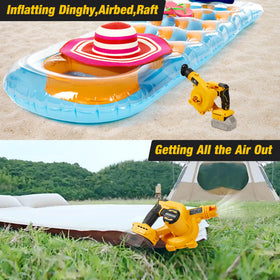SUMYOUNG includes flexible pipe, nozzles, and bags for versatile cleanup.
