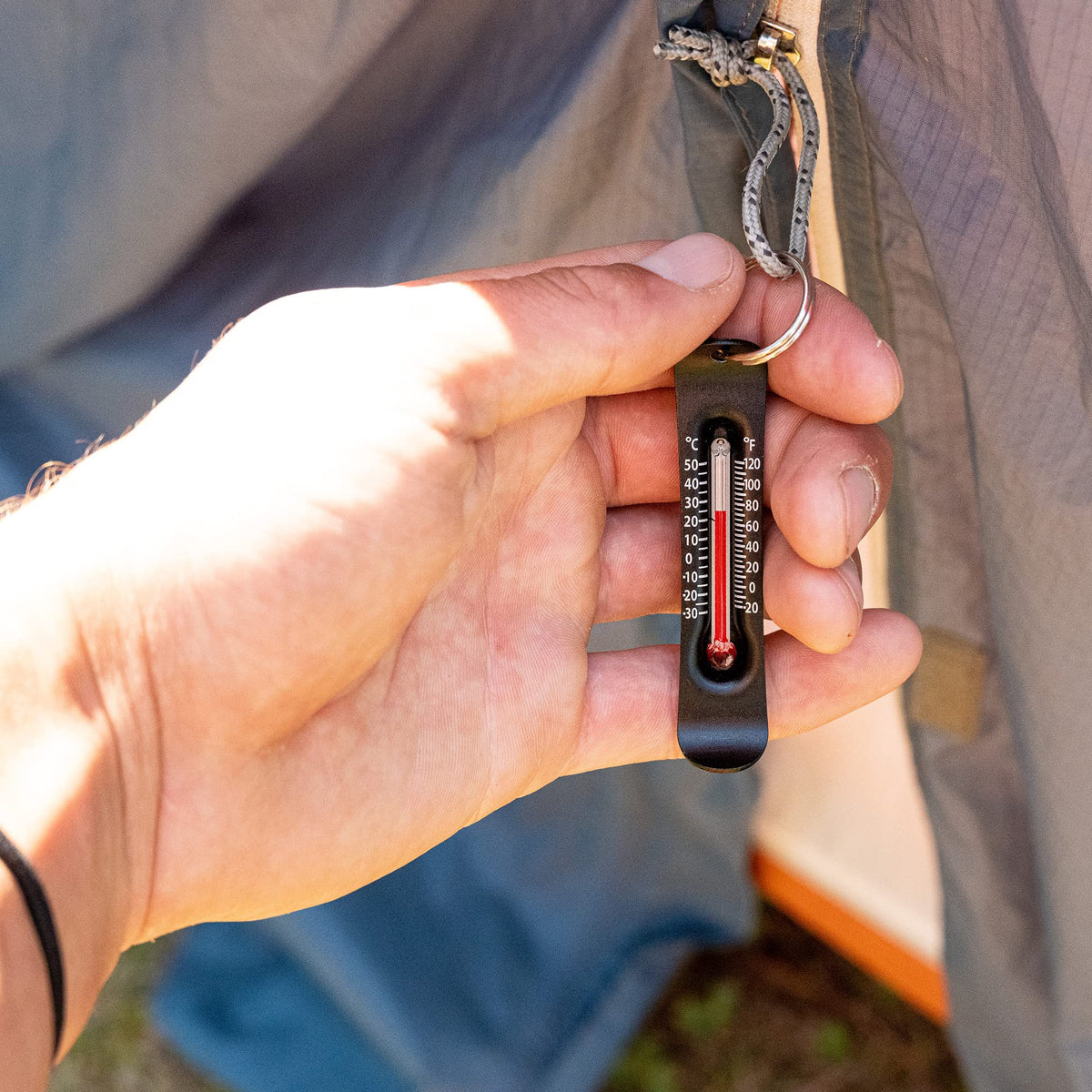 Sun Company Brrr-ometer available in three colors for outdoor gear.
