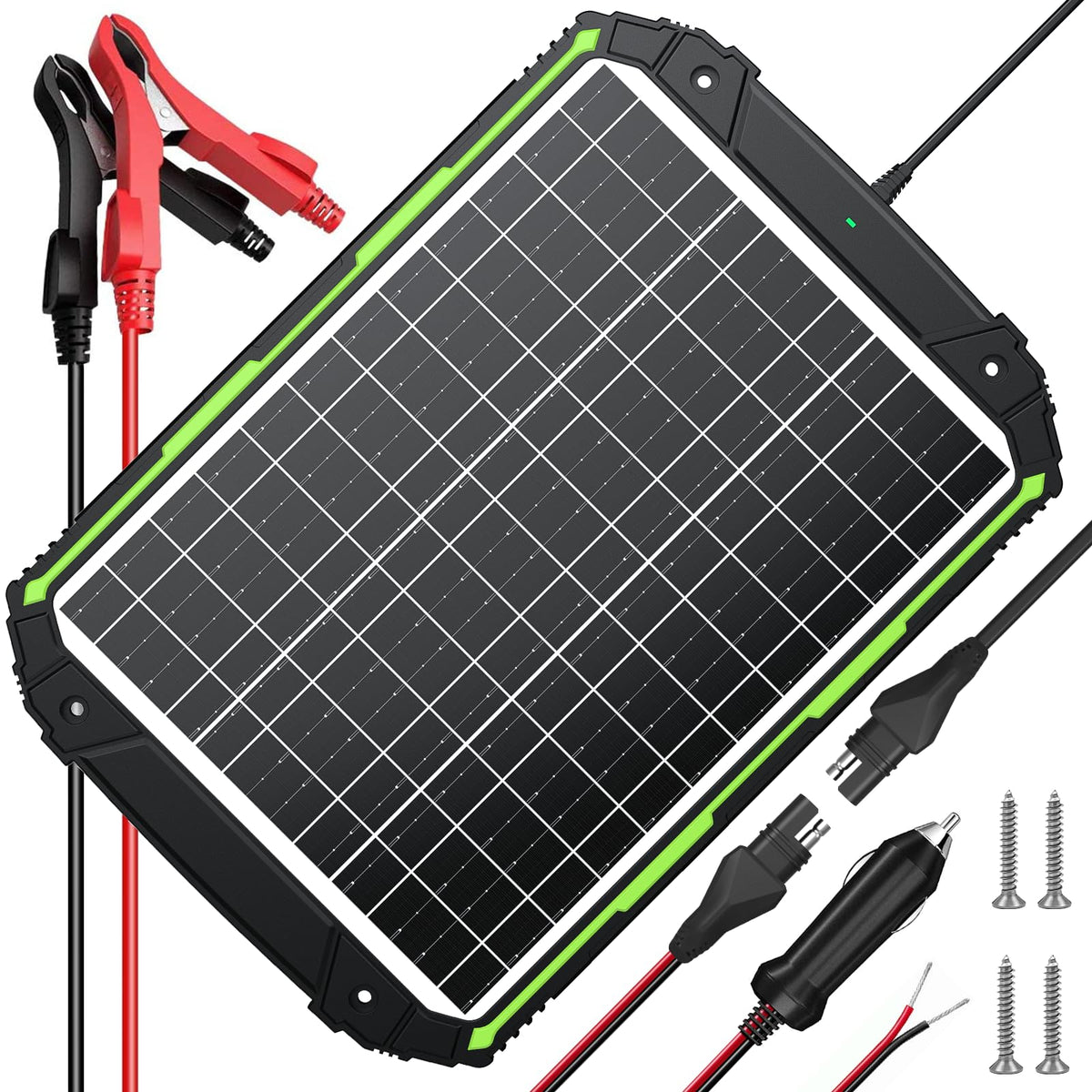 Sun Energise 25W panel front view for reliable outdoor charging.