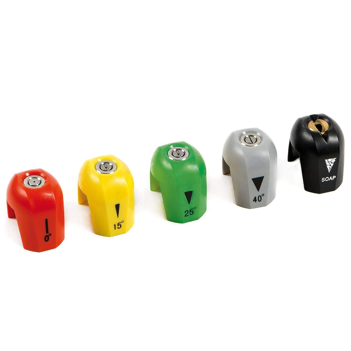 Sun Joe 5-pack tips assembly showing versatile SPX washers.