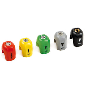 Sun Joe 5-pack tips assembly showing versatile SPX washers.