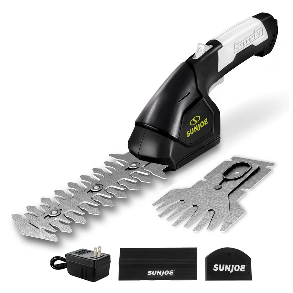 Sun Joe HJ604C cordless grass shear for precise lawn edging