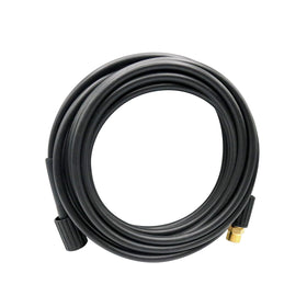 Sun Joe SPX-25H extension hose rinsing rooftops with extended reach.