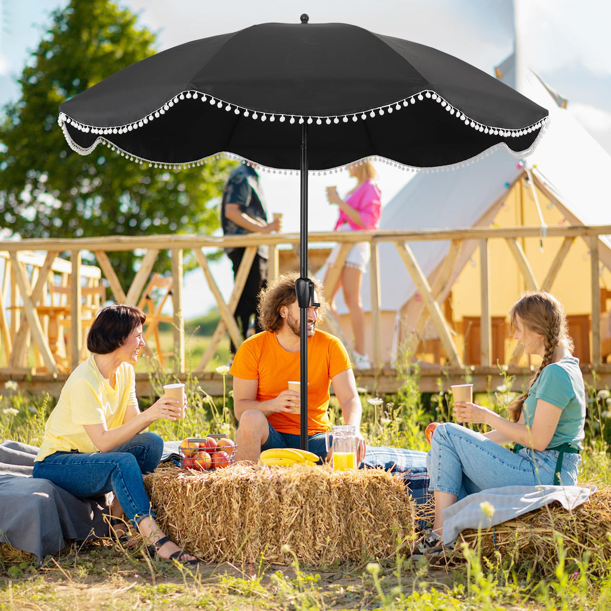 Sun-Ray hand-crank lift for easy height adjustment