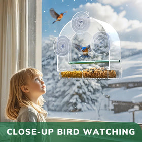 Deters nuisances like rats or squirrels while feeding birds
