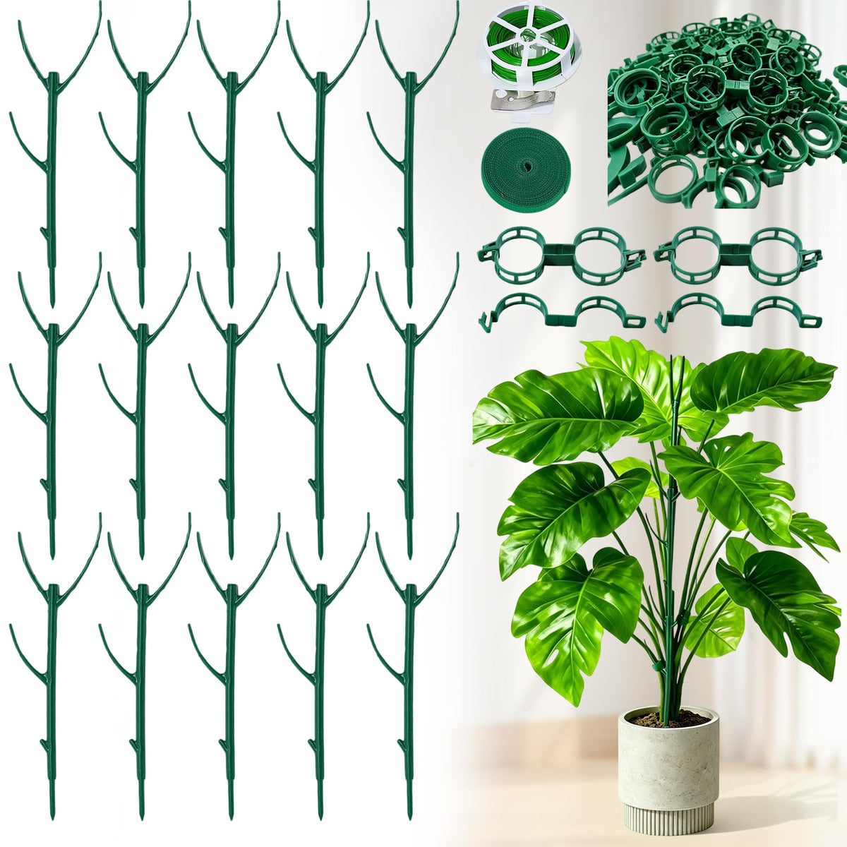 Sunanday adjustable plant support pole offering vertical growth for indoor plants.