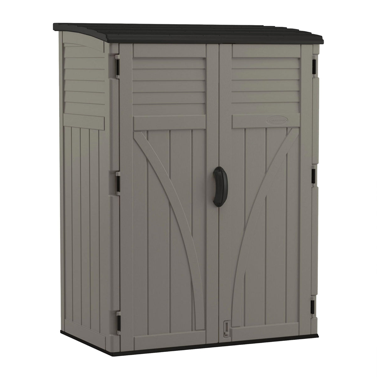 Interior shows 54 cubic feet of space for lawn tools and bulky gear.