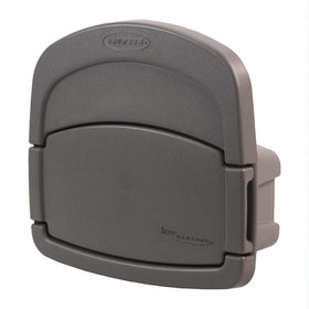 Suncast DHH150ST assembled view highlights space saving storage.