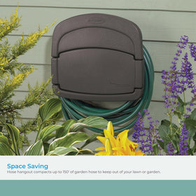 Suncast DHH150ST taupe textured finish blends with exterior decor.