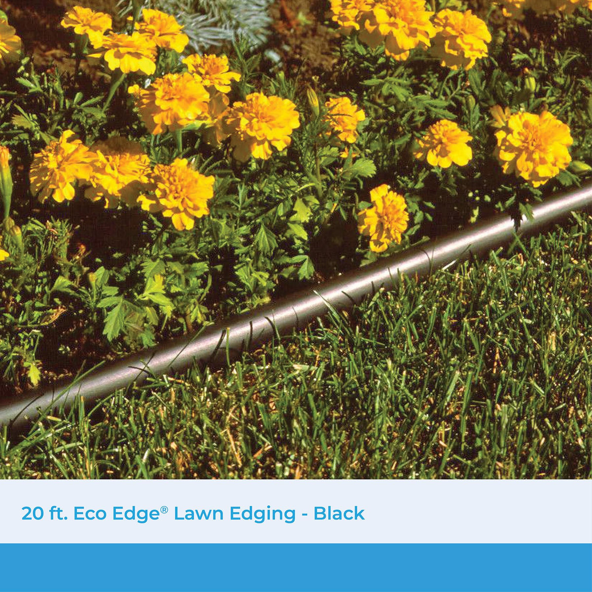Suncast landscape edging roll flexible curves supports custom lawn borders and bed definitions.