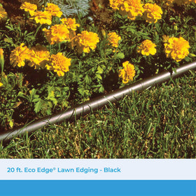 Suncast landscape edging roll flexible curves supports custom lawn borders and bed definitions.