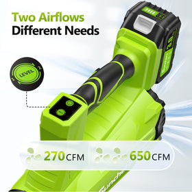 SUNCHERS cordless blower with lightweight design for easy handling