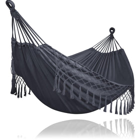 Suncreat extra large double hammock outdoors setup for two.