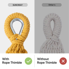 SUNCREAT child and pet friendly hammock ensures safe family outdoor relaxation.