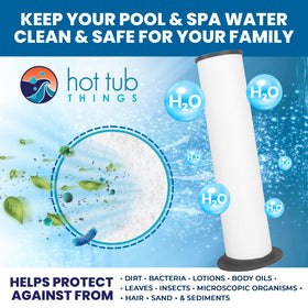 Easy installation of the 6473-164S inner filter for quick spa setup.