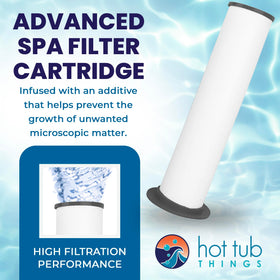 Sundance outer filter 6473-165 pairing boosts spa filtration and maintenance ease.