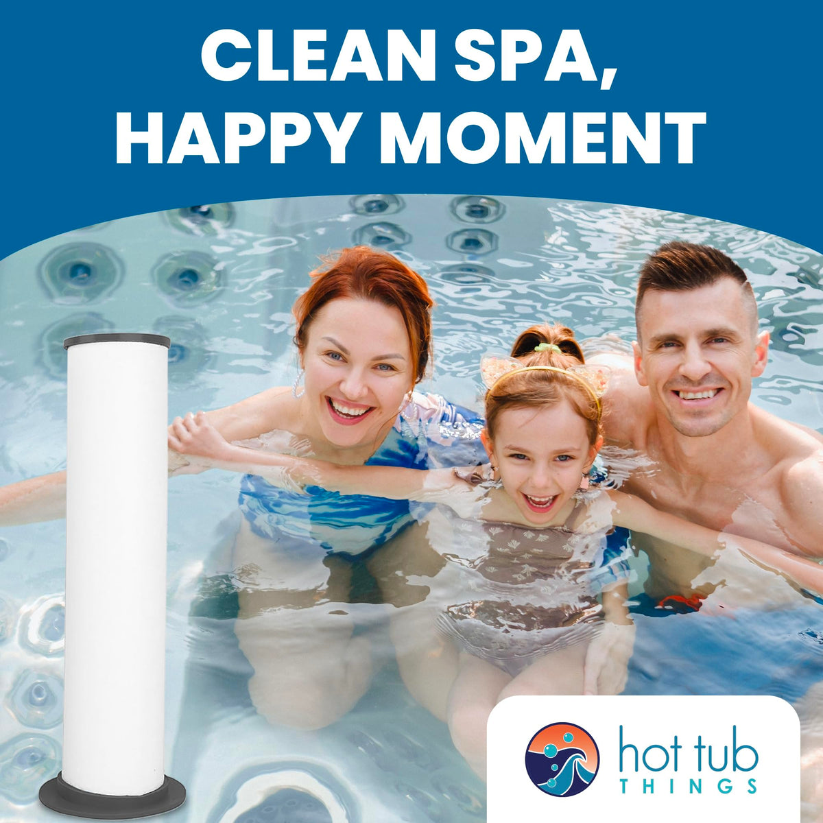 Durable Sundance filter media supports long-term spa performance.