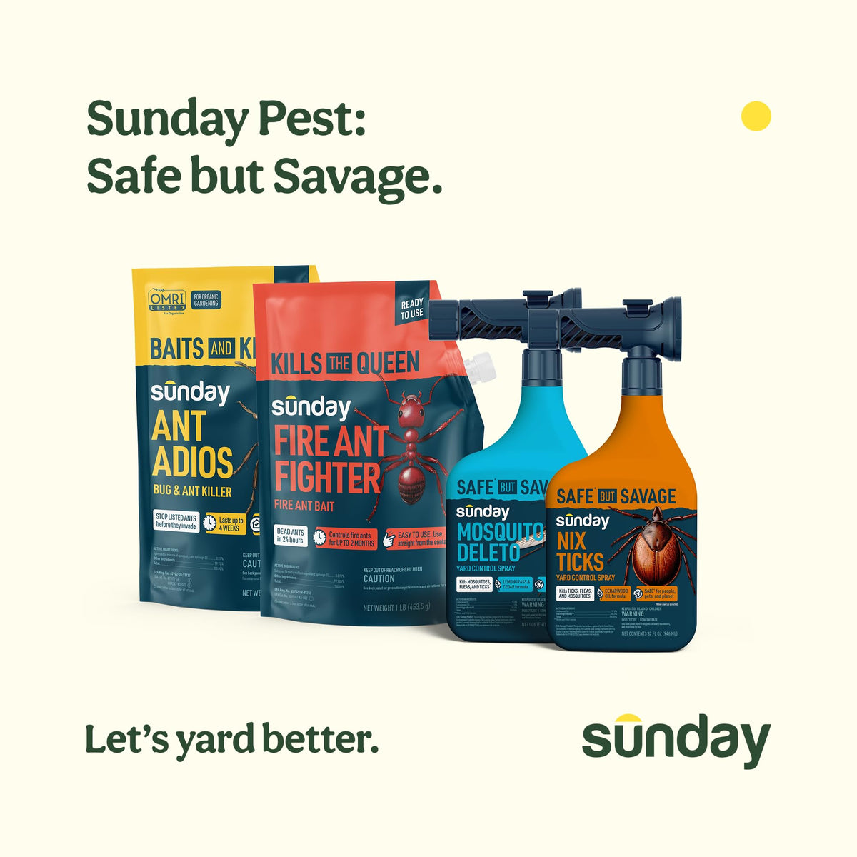 Sunday Nix Ticks refreshed packaging exterior, same trusted formula inside