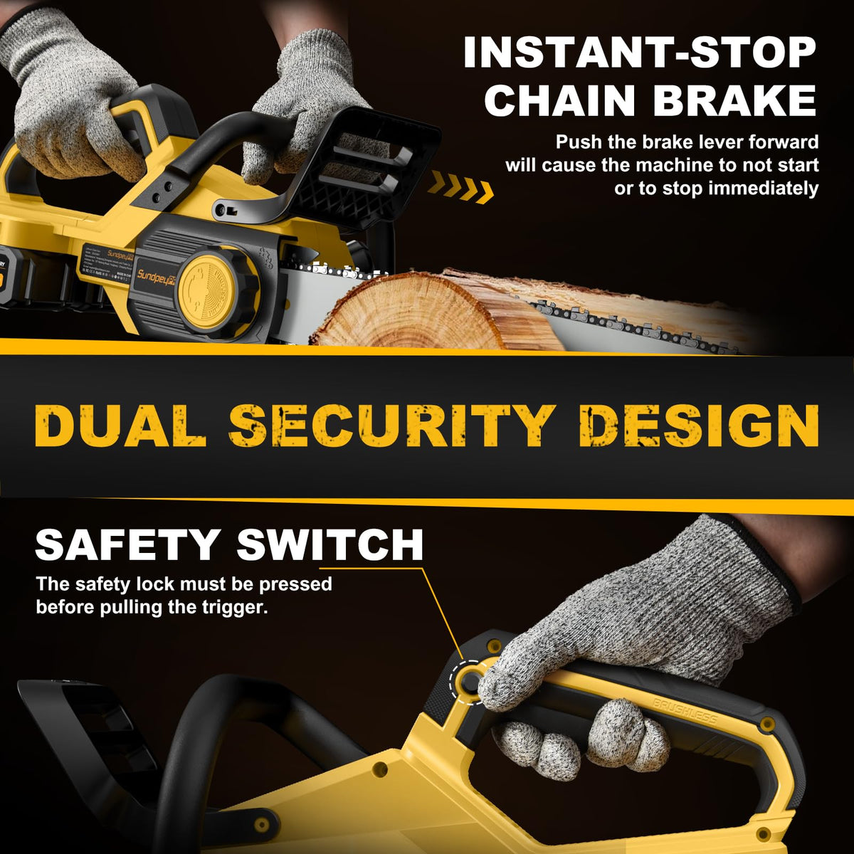 SundpeyPRO lightweight ergonomic design enabling comfortable handling