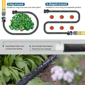 Suneed heavy-duty flat hose closeup showing durable material.