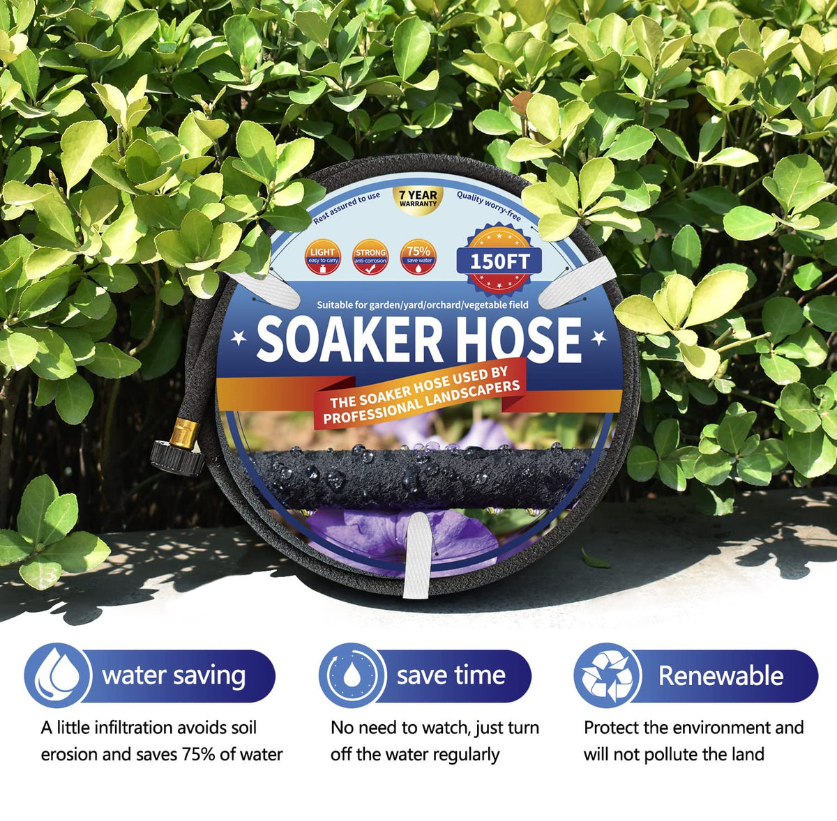 Suneed easy-installation kit simplifies setup for vegetable and flower beds.