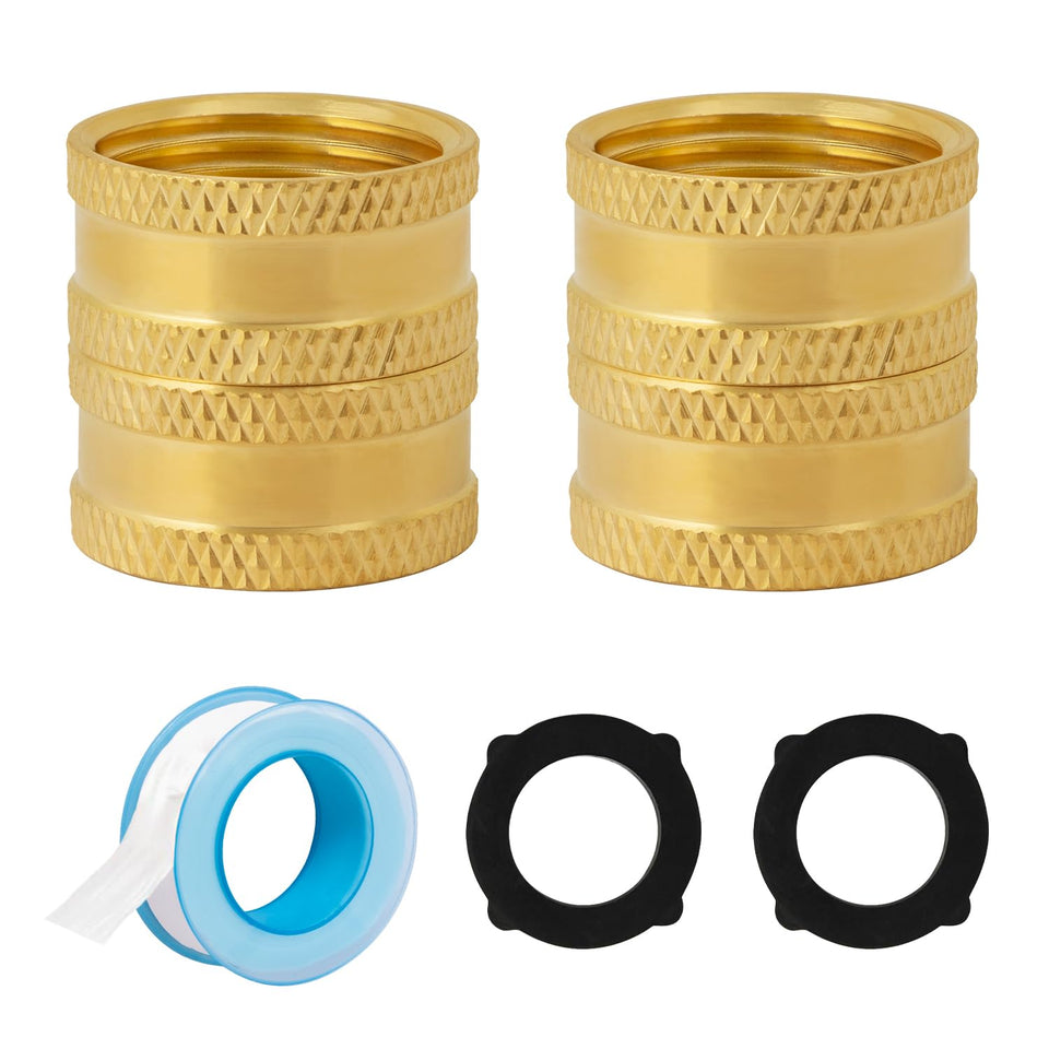 SUNGATOR 3/4-inch GHT double female swivel connector for easy hose connections
