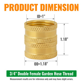 SUNGATOR brass construction highlights durability and corrosion resistance