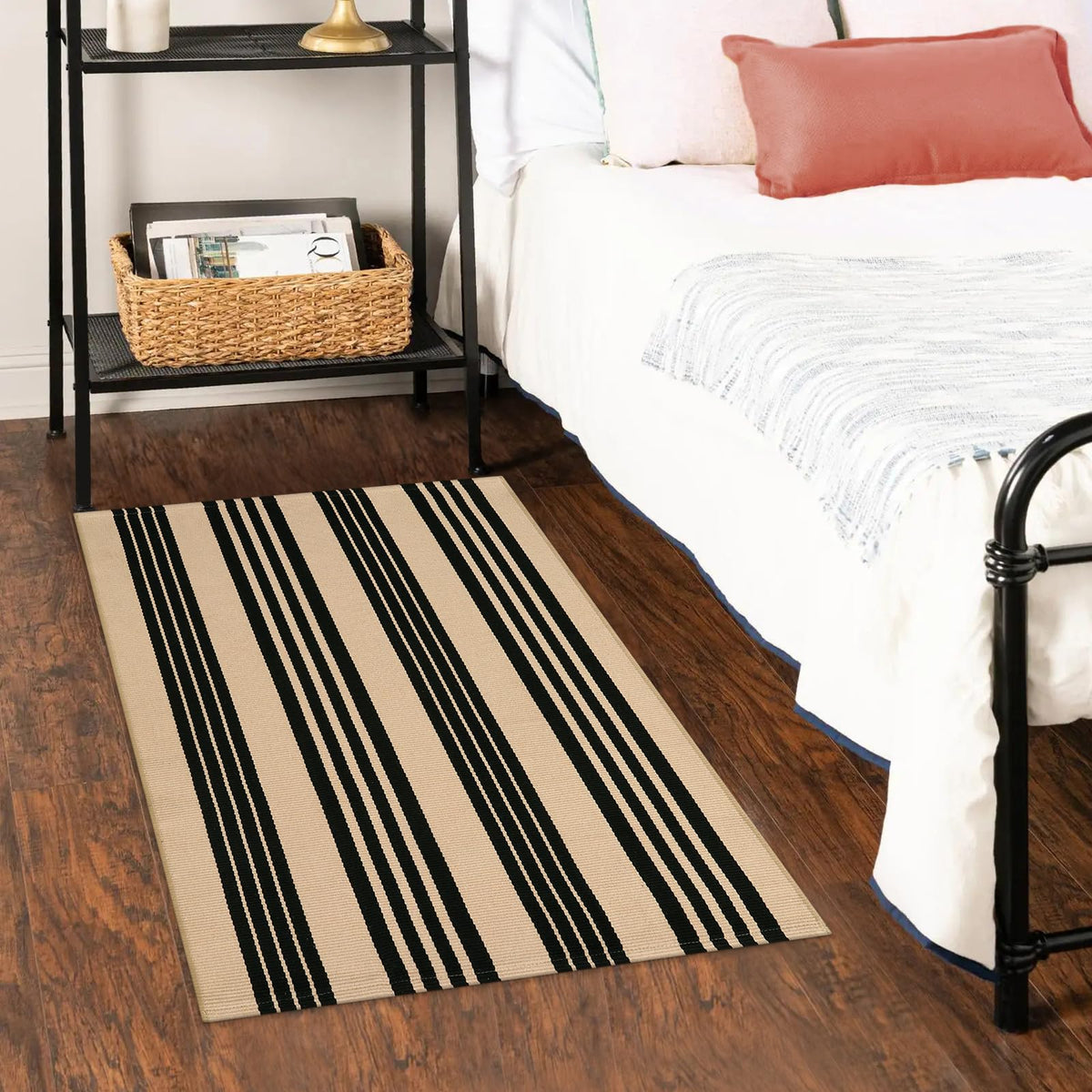 Sungea rug safety tip: use with coconut fiber mat to prevent shifting.