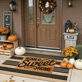 Sungea durable outdoor indoor rug suitable for entryways and balconies.