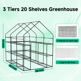 SUNGIFT weatherproof PE cover shields crops from wind and frost.
