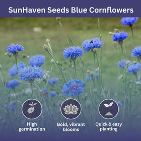 SunHaven Seeds resealable foil pouch preserves seed freshness and easy storage.
