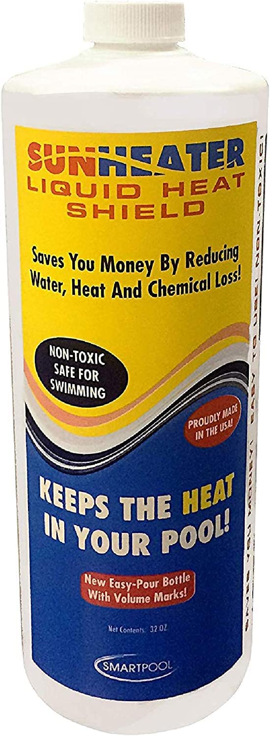SunHeater Liquid Heat Shield bottle for easy pour and evaporation reduction