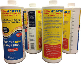 SunHeater Liquid Heat Shield reduces chemical loss through evaporation control