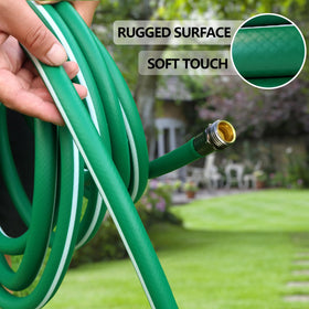 Sunifier heavy-duty hose extension enabling reach to distant areas with steady flow.