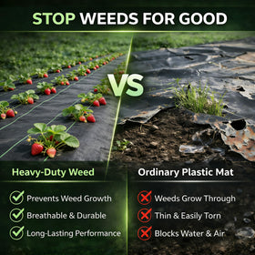 Sunifier permeable garden fabric preserves moisture and improves airflow to roots