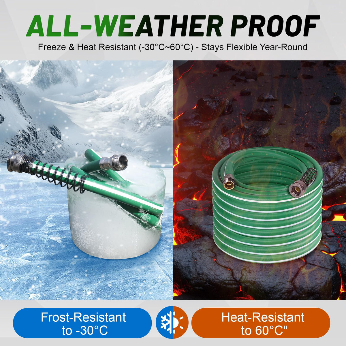 Sunifier hose for pet baths and outdoor cleaning tasks