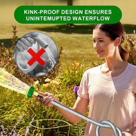 Sunifier quick-connect system enabling rapid setup for garden cleaning and watering