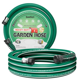 Sunifier Short Garden Hose 8 ft flexible soft design for easy outdoor watering.