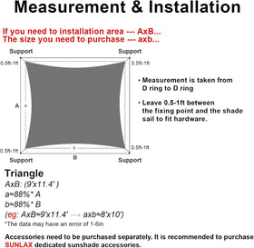 SUNLAX curved edge shade sail reduces sag and improves shade coverage.