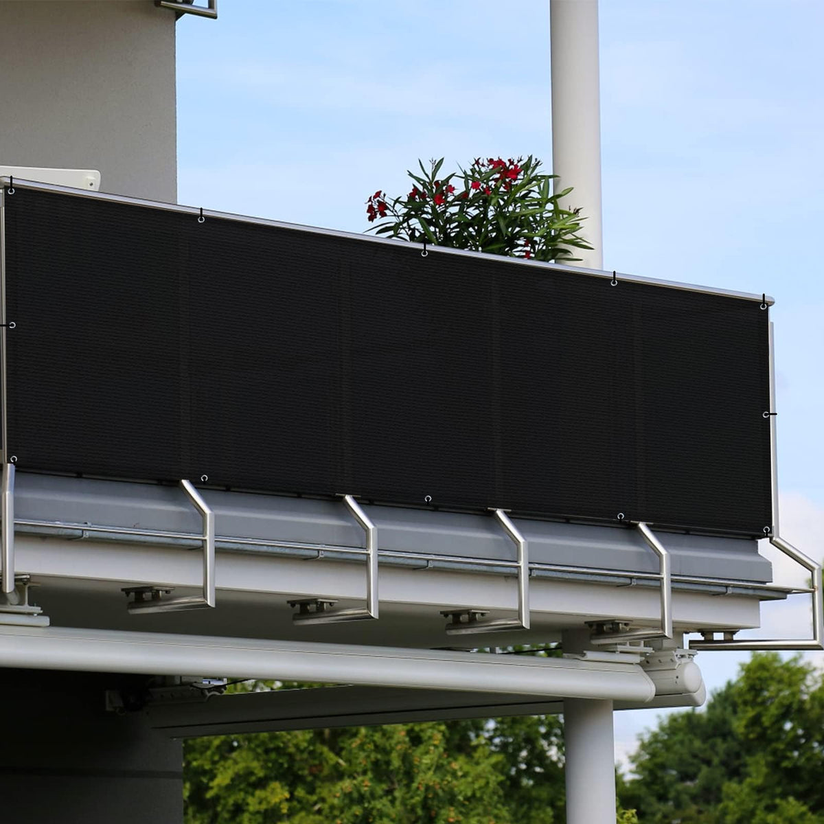 SUNLAX UV protection helps create a cooler, comfortable outdoor area.