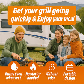 Sunlifer indoor-outdoor-safe ignition demonstrates odorless, smoke-free use.