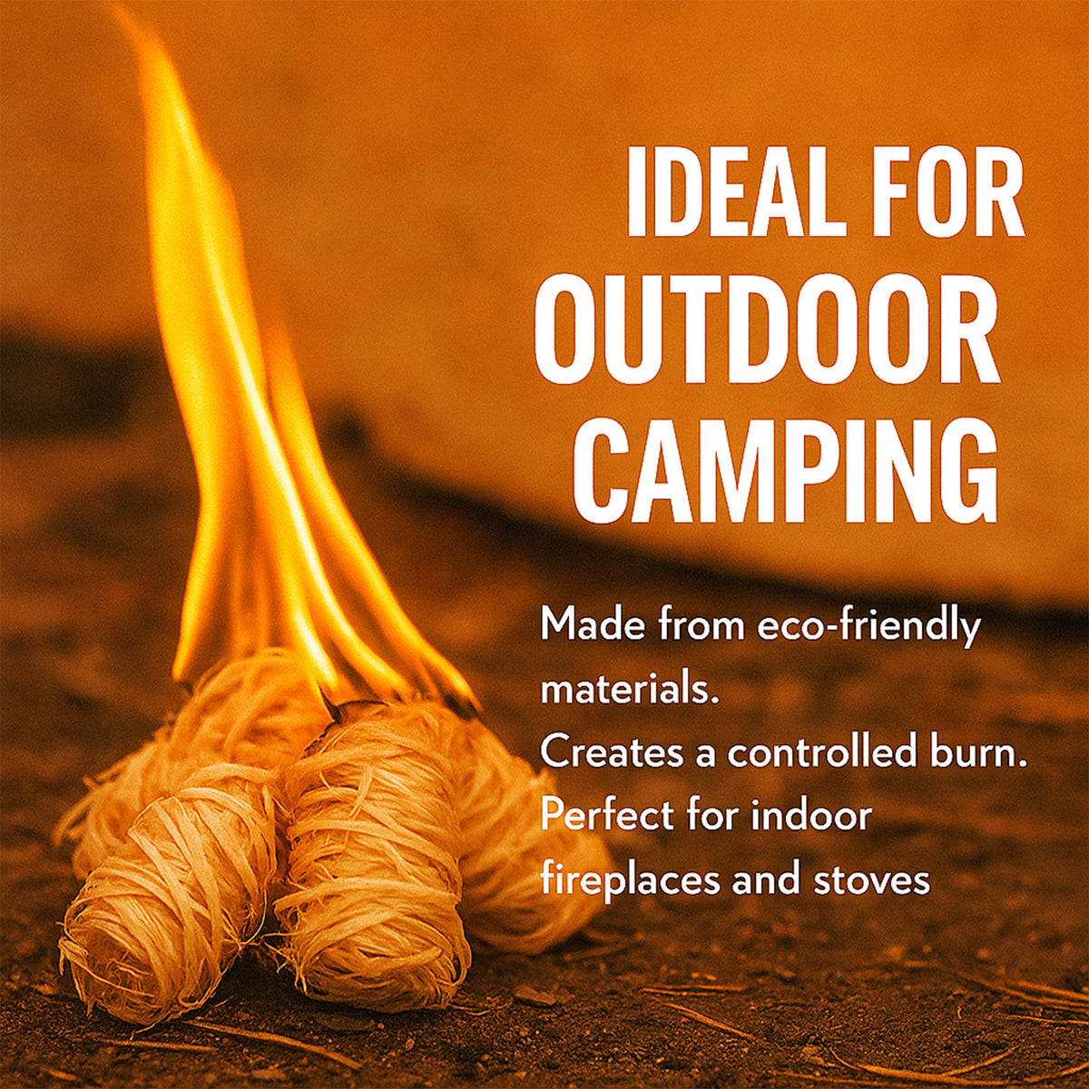 SUNLIFER quick ignite demonstrates fast lighting for grills and fireplaces