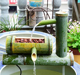 Sunlitec max 70 cm water height creates a visible, lively splash.