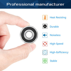 Sunluway 10-pack bearings ready for lawn and cart replacements.