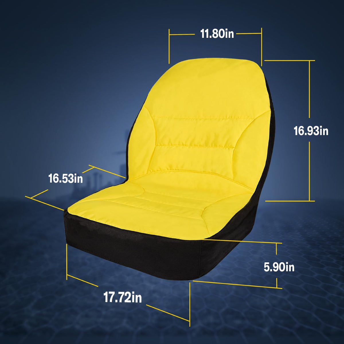 Removable, washable cover supports easy maintenance and reuse
