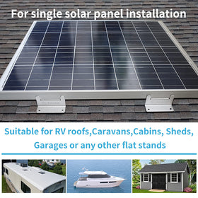 SUNMAK mounting on RVs and boats provides reliable solar panel support