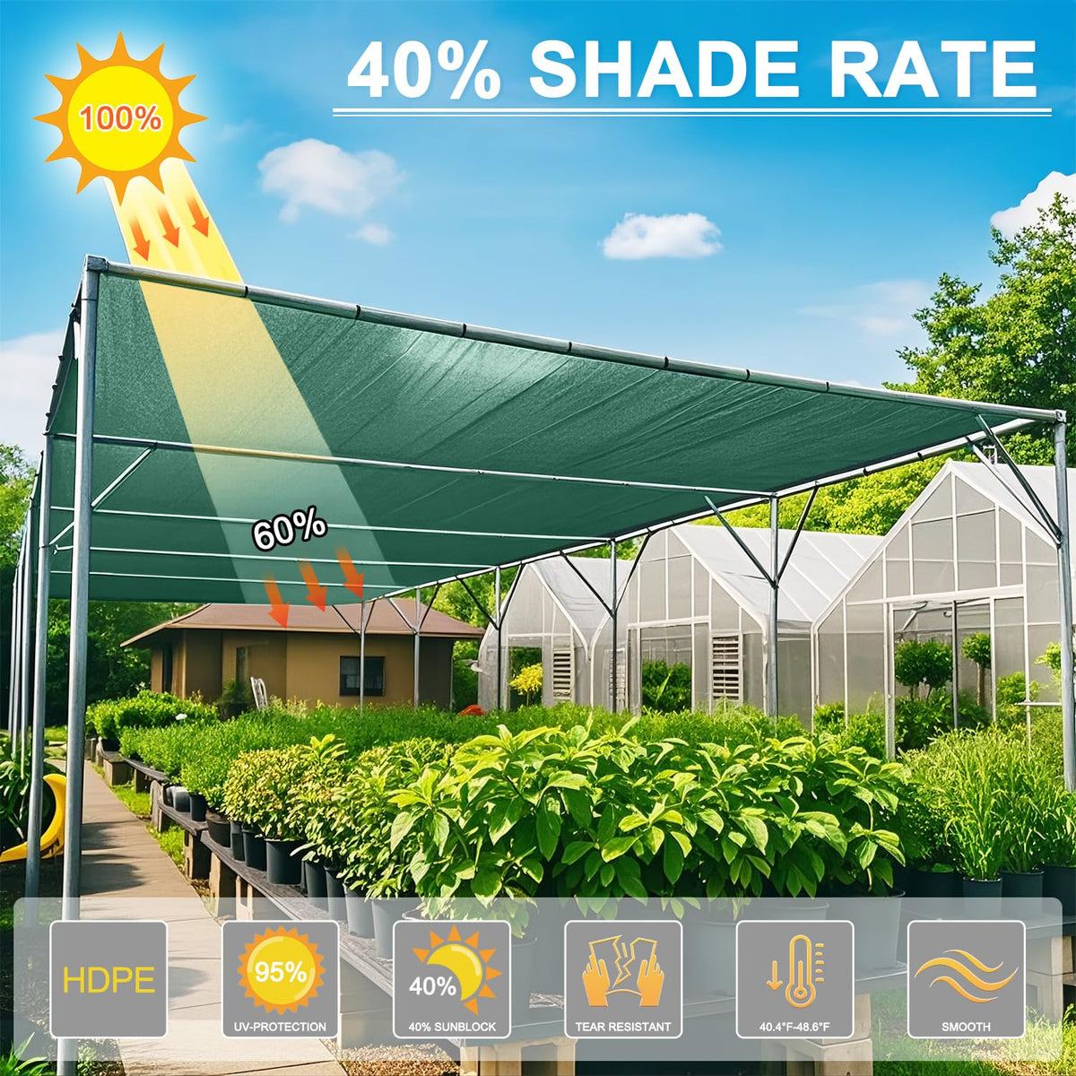 Sunny Guard breathable mesh protects vegetables with steady ventilation.