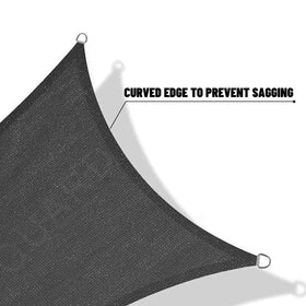 SUNNY GUARD durable high-density polyethylene fabric resists wear and maintains shade