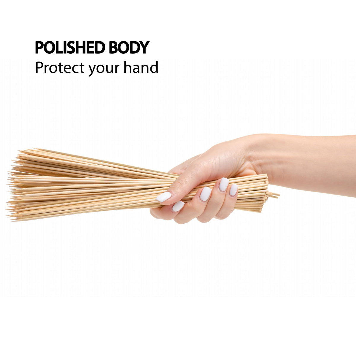 Sunnyam eco-friendly packaging keeps bamboo skewers plastic-free.