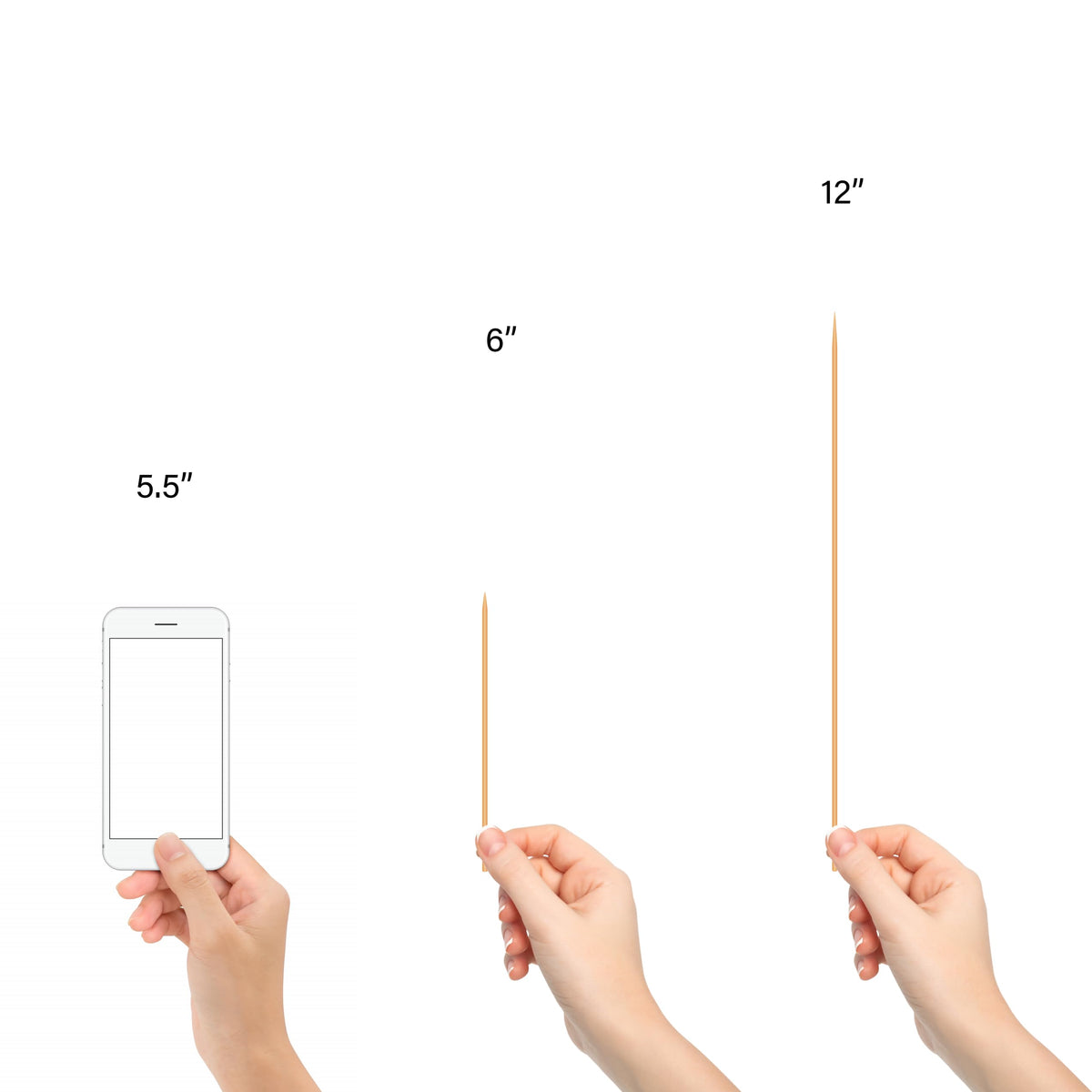 Sunnyam fully polished bamboo skewers prevent splinters during use.